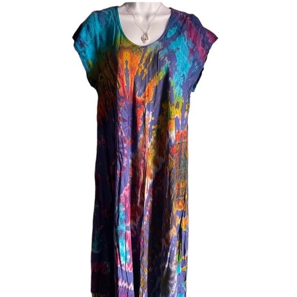 Long dress   Onesize.     CL/WH.   222461 - Picture 5 of 8